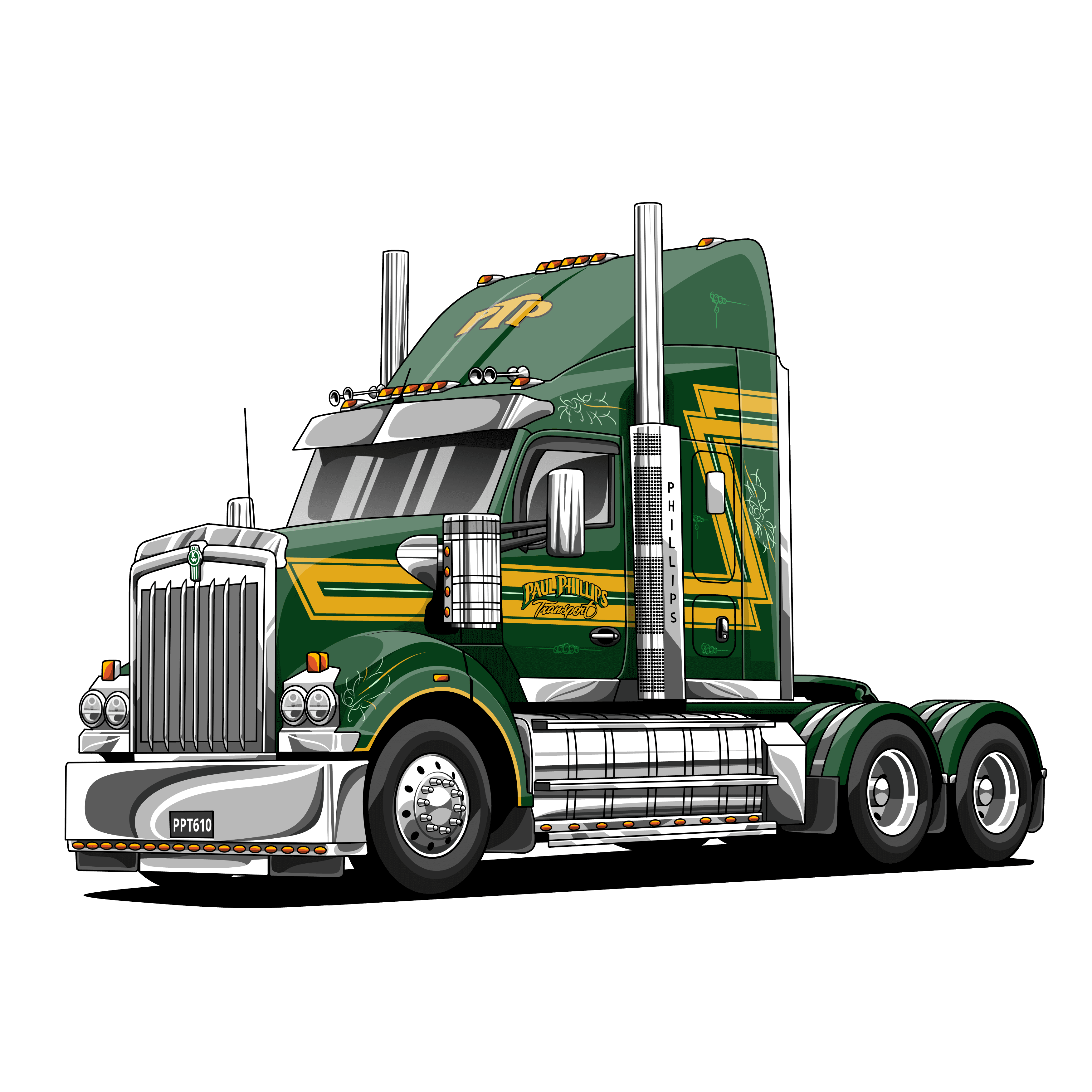 Paul Phillips Transport Truck